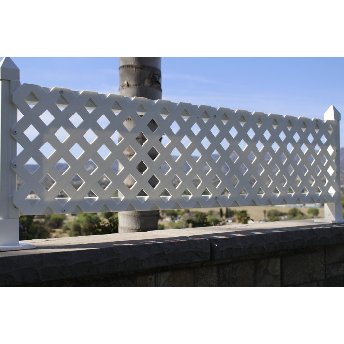 SnapFence® 72 Ft. X 16 In. Privacy Lattice Fence Toppers Wayfair